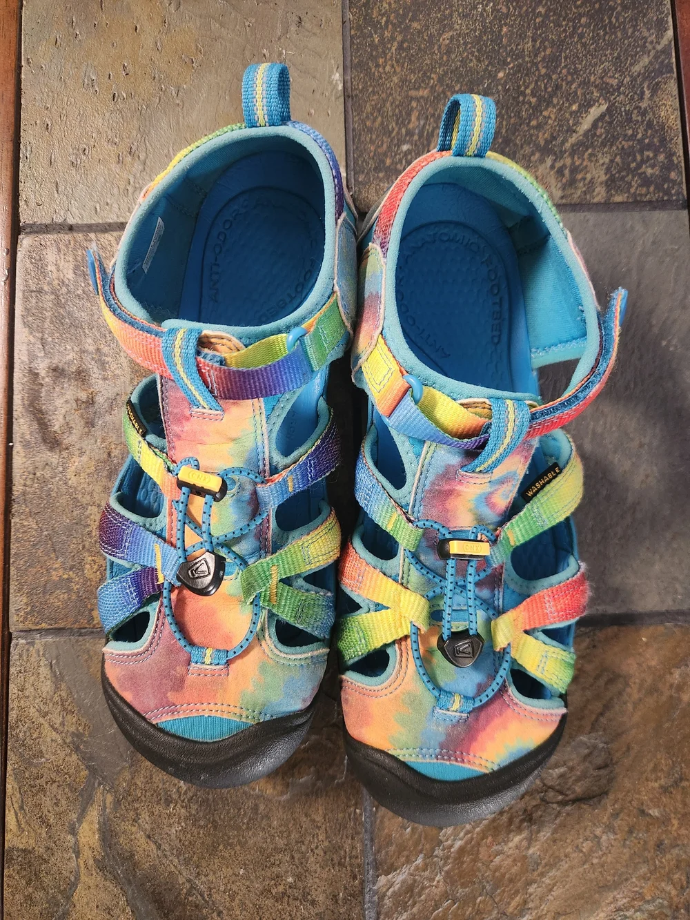 KEEN Rainbow Tie-Dye CNX Sandals